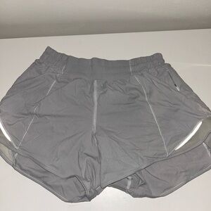 lululemon athletica Light Gray Women's Athletic Shorts